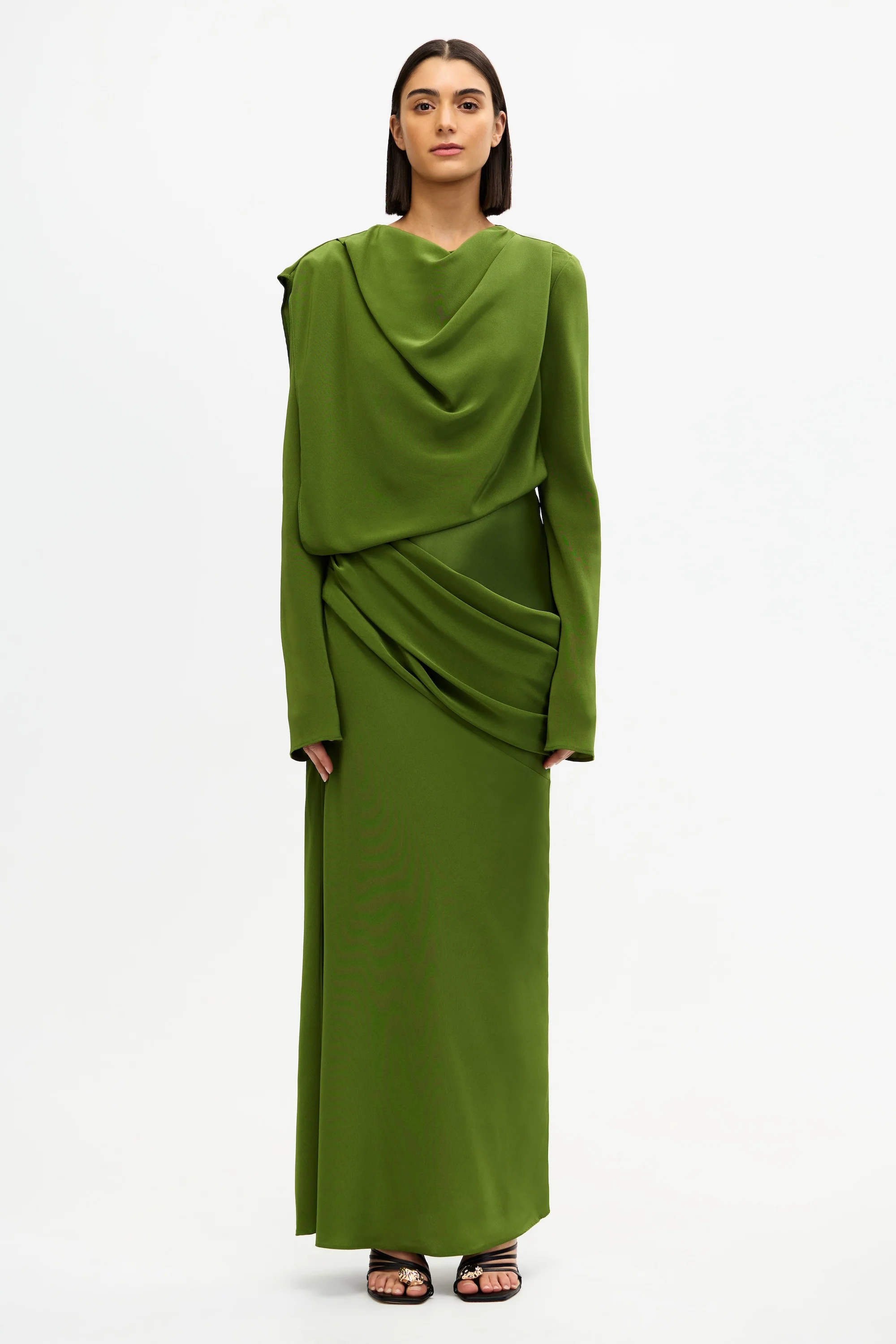 WODDEN MAXI DRESS